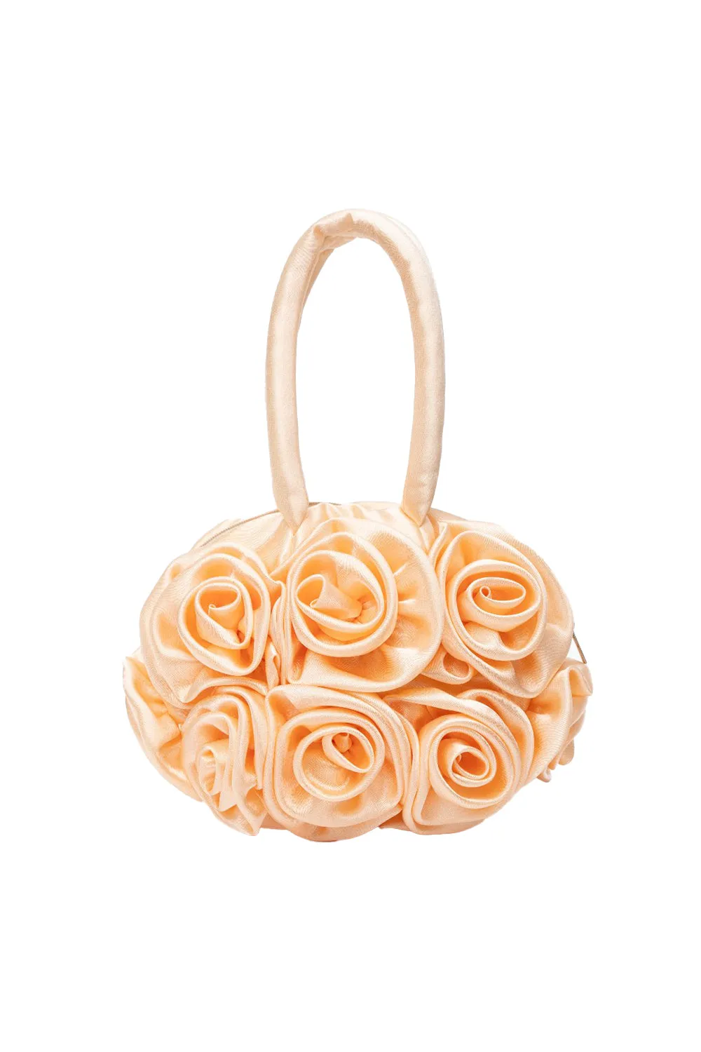 Francine Satin Flower Handbag