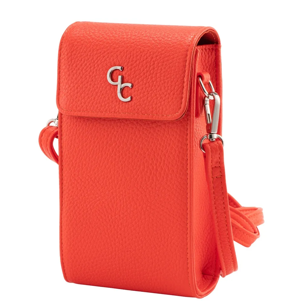 Galway Crystal Fashion Mini Crossbody - Tangerine