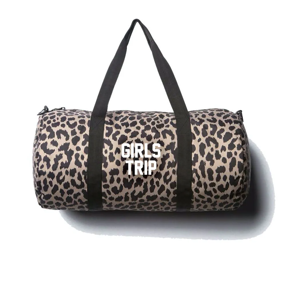 GIRLS TRIP [DAY TRIPPER DUFFEL BAG // CHEETAH]