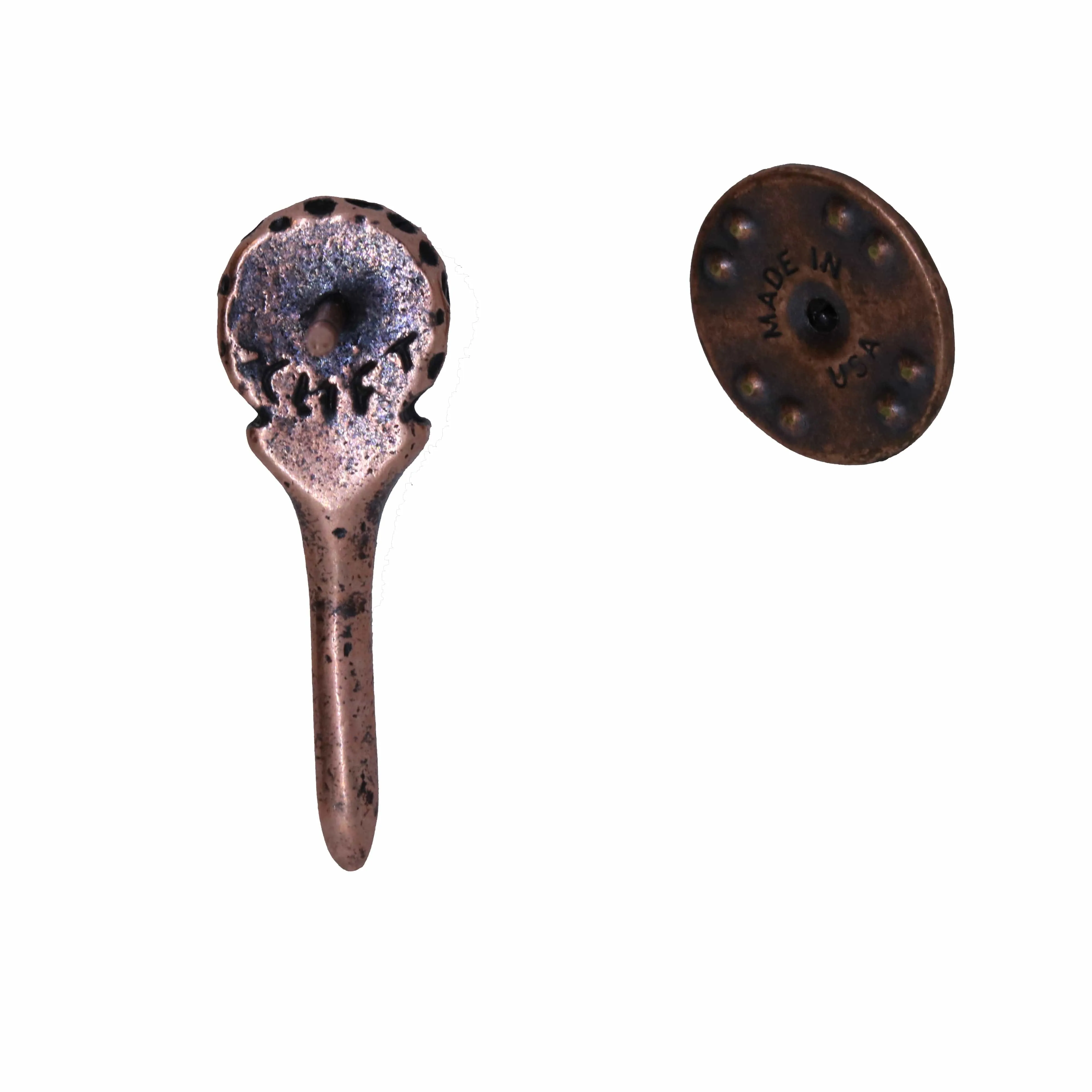 Golf Tee Copper Lapel Pin