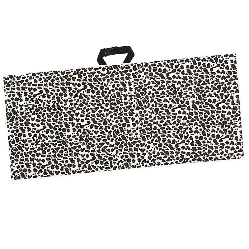 Golf Towel Printed 14X42 Inch With Grommet Clip 1 Pack Leopard