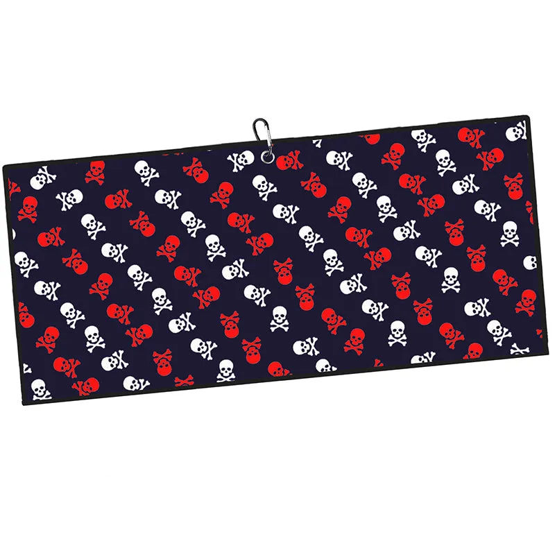 Golf Towel Printed 14X42 Inch With Grommet Clip 1 Pack Leopard