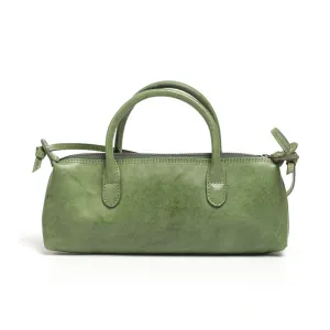 Green Leather Womens Small Handbags Crossbody Bags Purse for Women