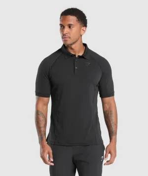 Gymshark Performance Polo Shirt - Black