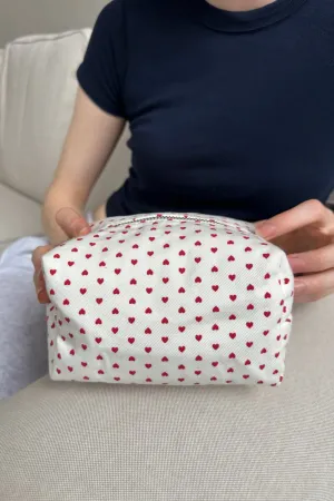 Hearts Mini Makeup Bag