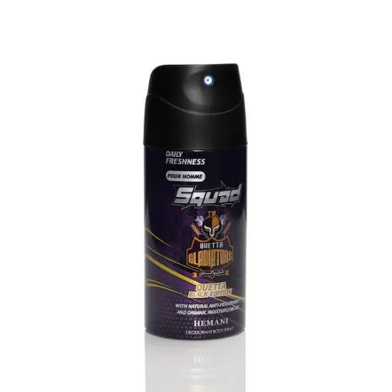 Hemani Squad Quetta Black Body Spray 150ml