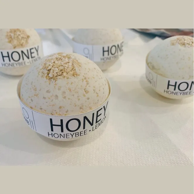 Honeybee Lemon Bath Bomb