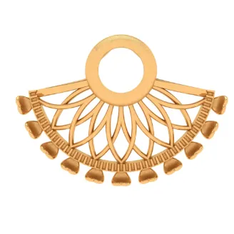 Intricate Stunning Gold Pendant Design