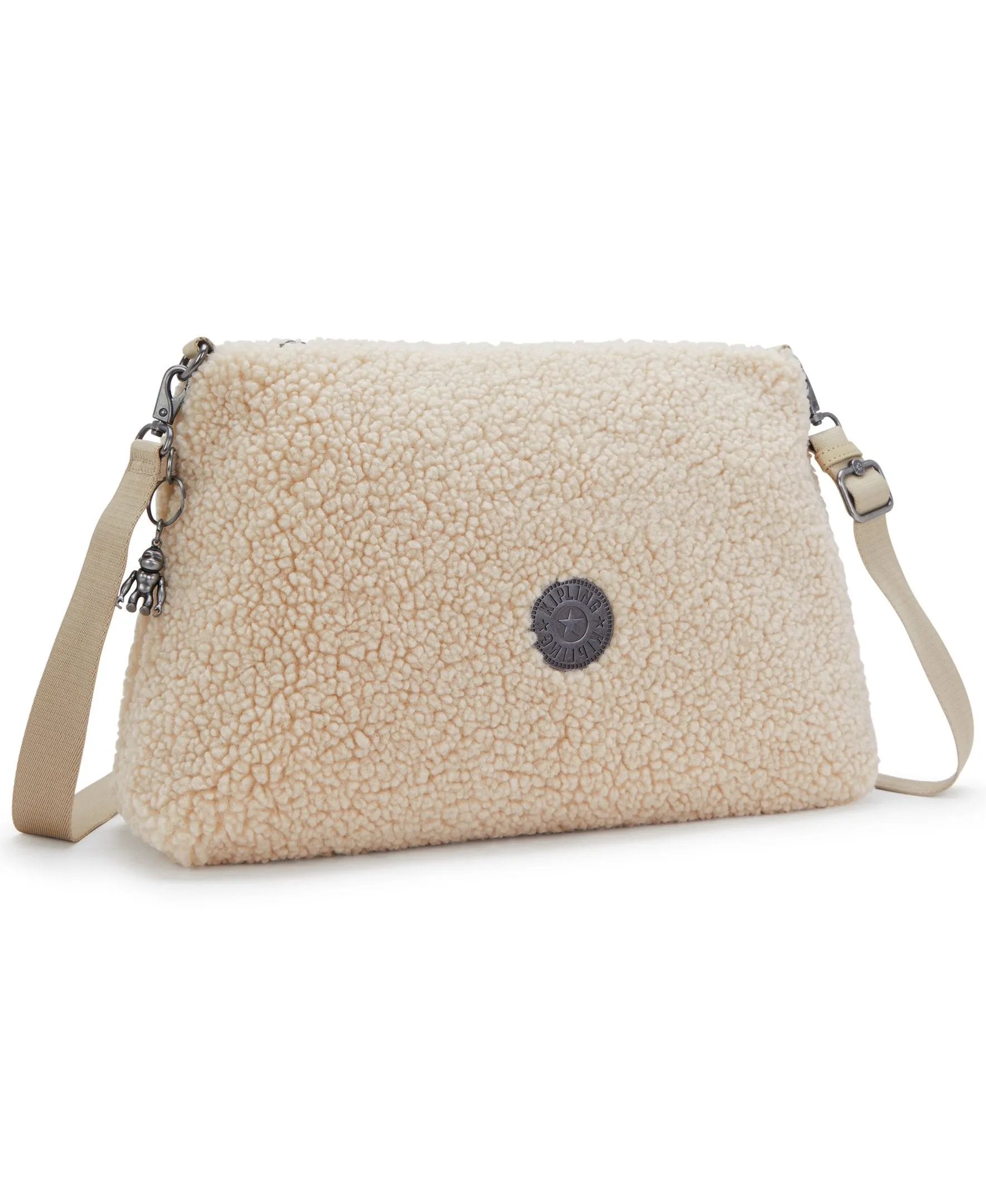 Kipling Pollie M Natural Fuzz Medium Shoulderbag I6331-8PF