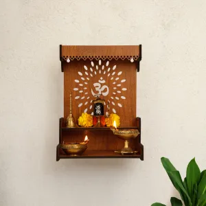 Kuber Industries Pooja Mandir | Pooja Stand for Home | Temple for Home and Office | Wall Mounted Home Temple | Pooja Mandir Stand for Home | Rajasthani Temple | Grandapine