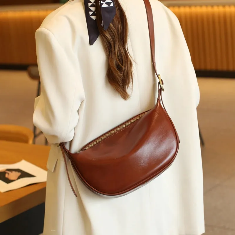 Leather Crossbody Sling Bag