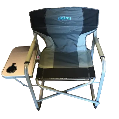 Liberty Directors Folding Camping Chair -  Grey