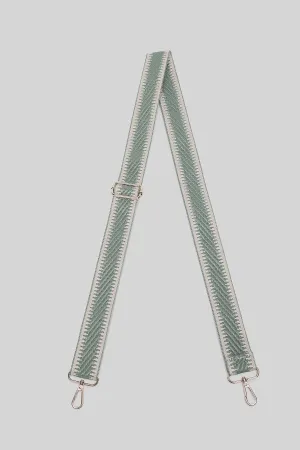 Louenhide Kiki Webbing Guitar Strap - Sage Green