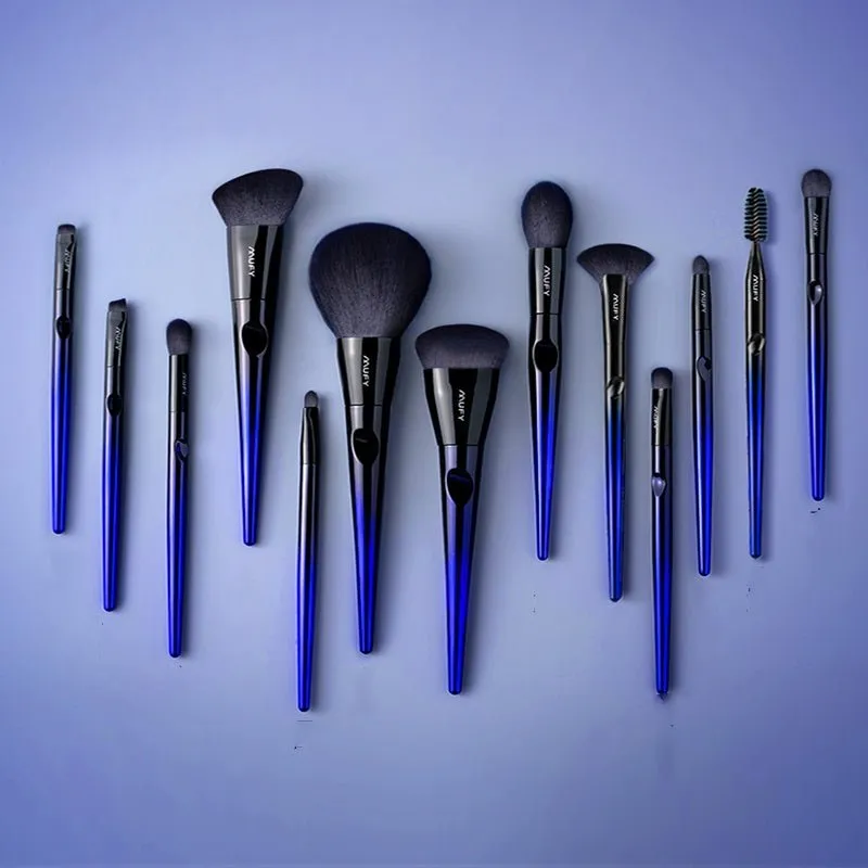 LovelyRLovely Blue Professional Enchantress 13pcs Makeup Brush Set