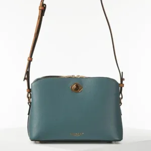 Luella Grey Julianna Zip Top Crossbody in Airforce Blue