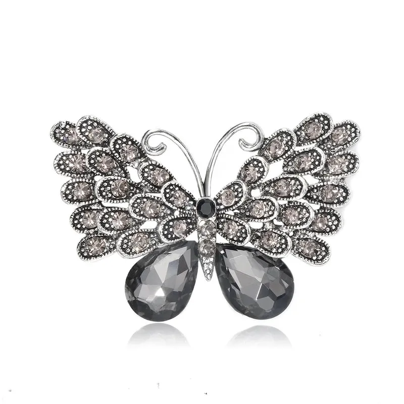 Luxurious Animal Alloy Inlay Rhinestones Women's Brooches