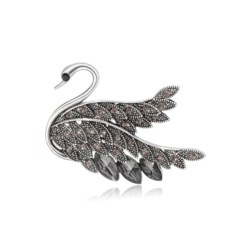 Luxurious Animal Alloy Inlay Rhinestones Women's Brooches