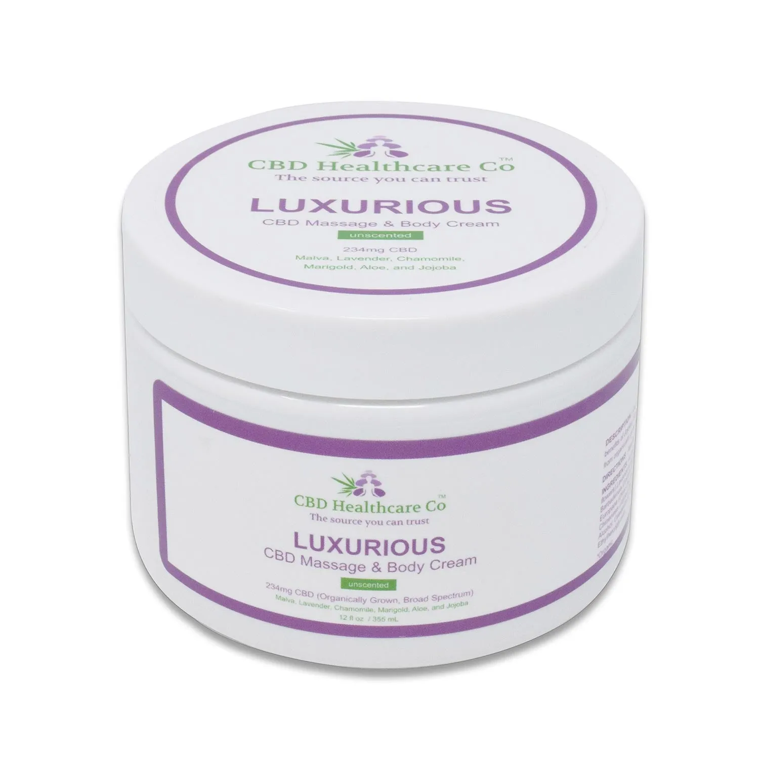 Luxurious CBD Massage & Body Cream