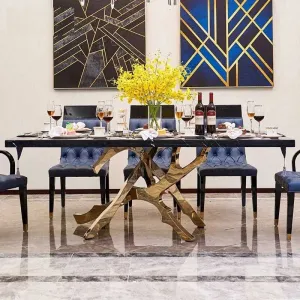 Luxurious Exquisite Marble Dining Table