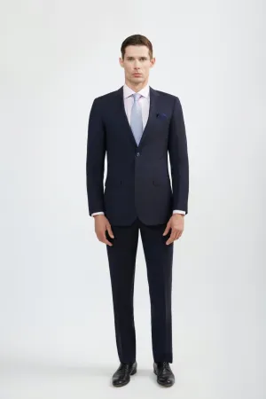 Luxurious Navy Blue Italian Cut Suit