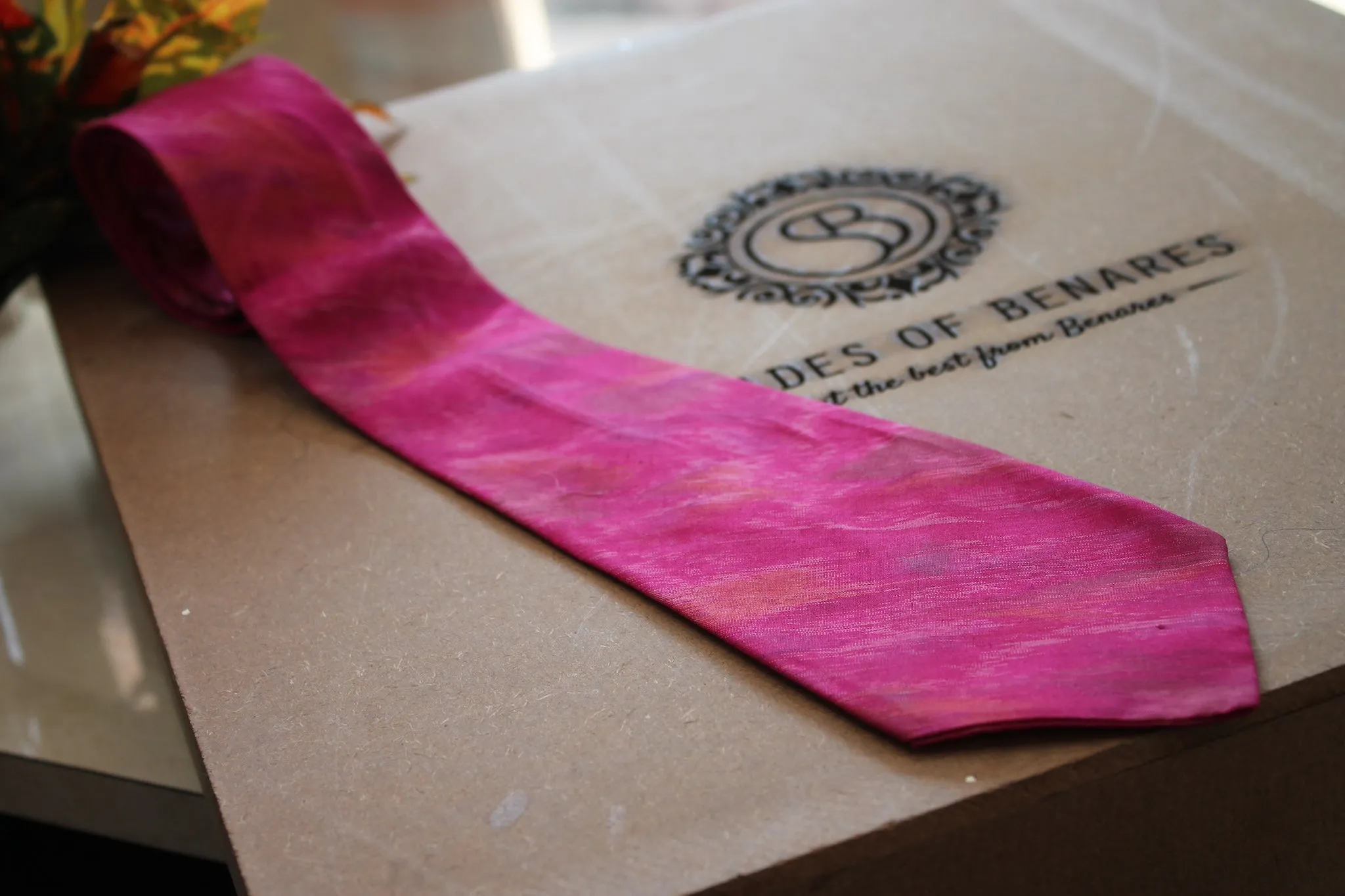 Luxurious Pink Silk Tie