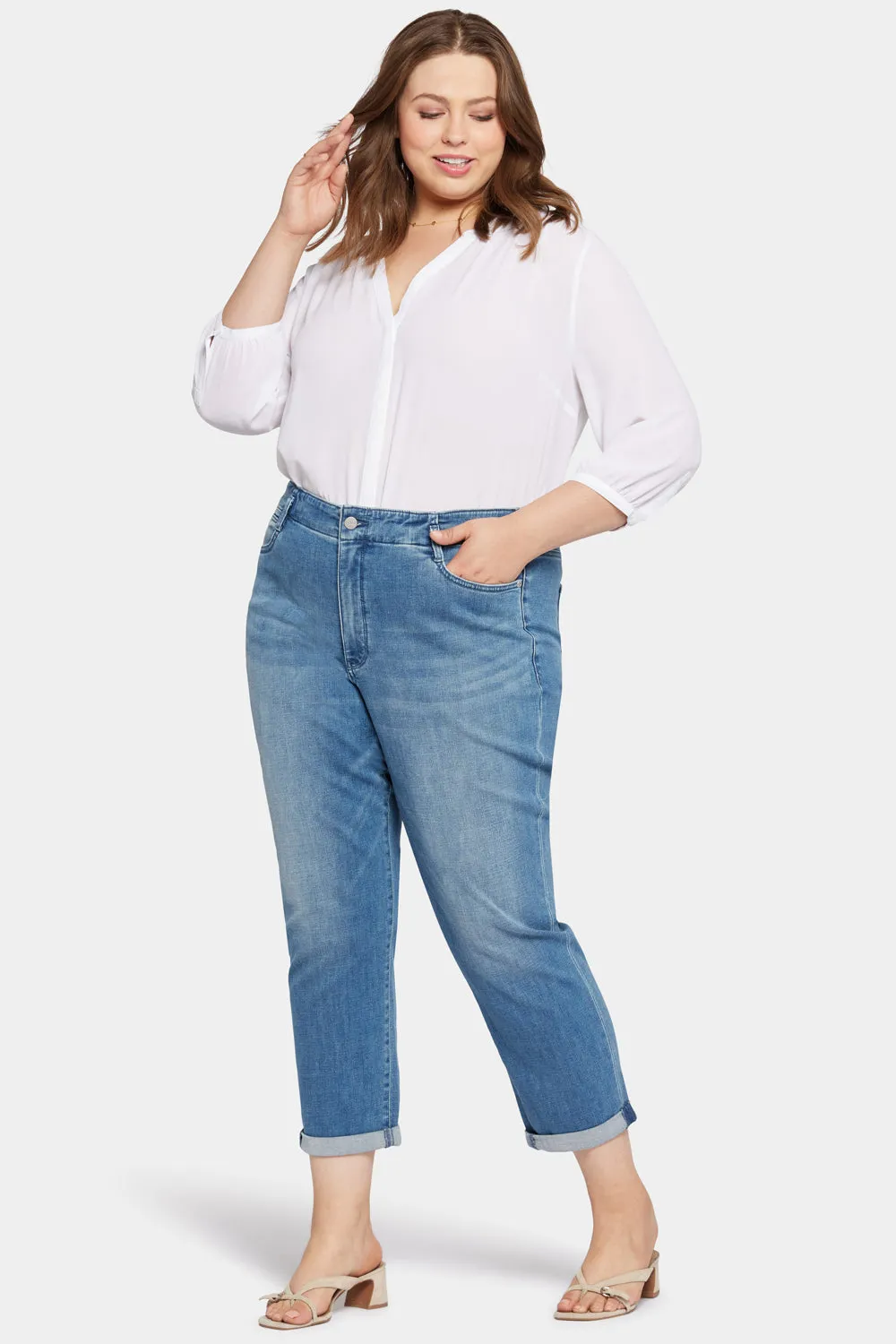 Margot Girlfriend Jeans In Plus Size - Stunning