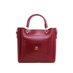 Maroon Formal Hand Bag P55301