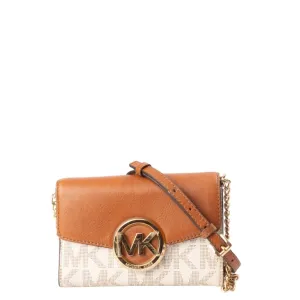 Michael Kors Fulton Logo Flap Crossbody Bag