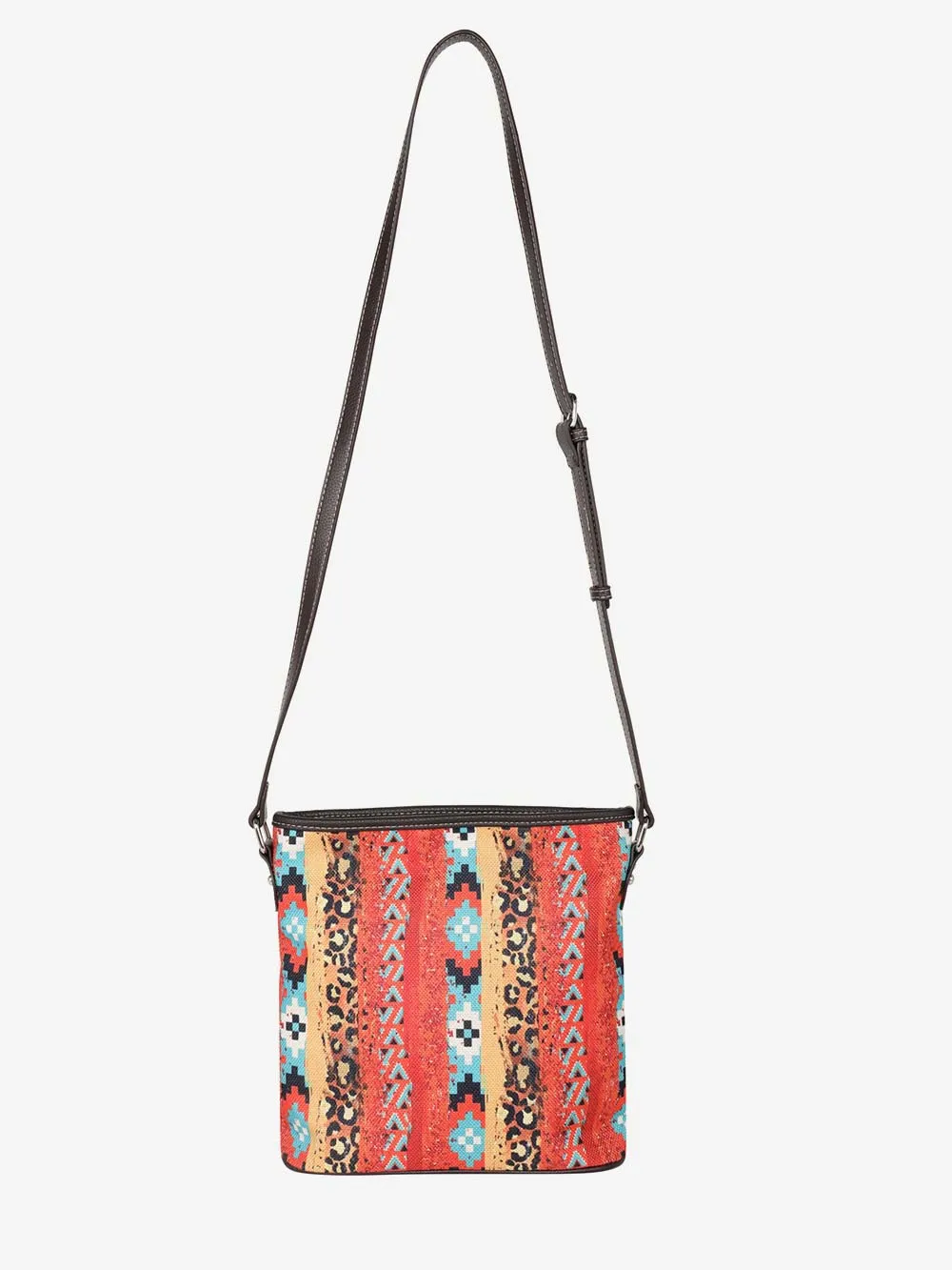 Montana West Aztec Print Canvas Crossbody