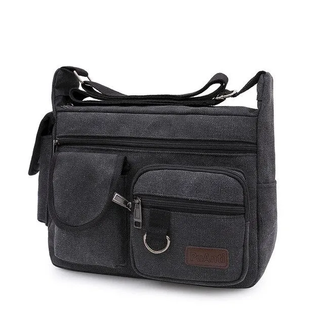 Multifunctional Men's Vintage Briefcase