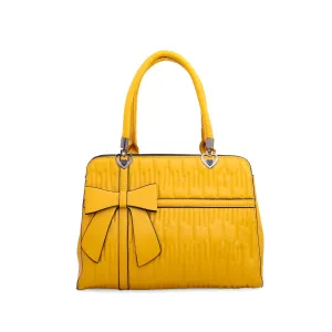 Mustard Formal Hand Bag P35884