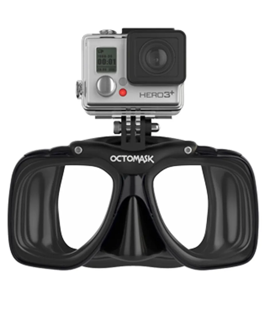 OctoMask Classic Silicone Mask with GoPro Mount for Scuba Diving and Snorkeling