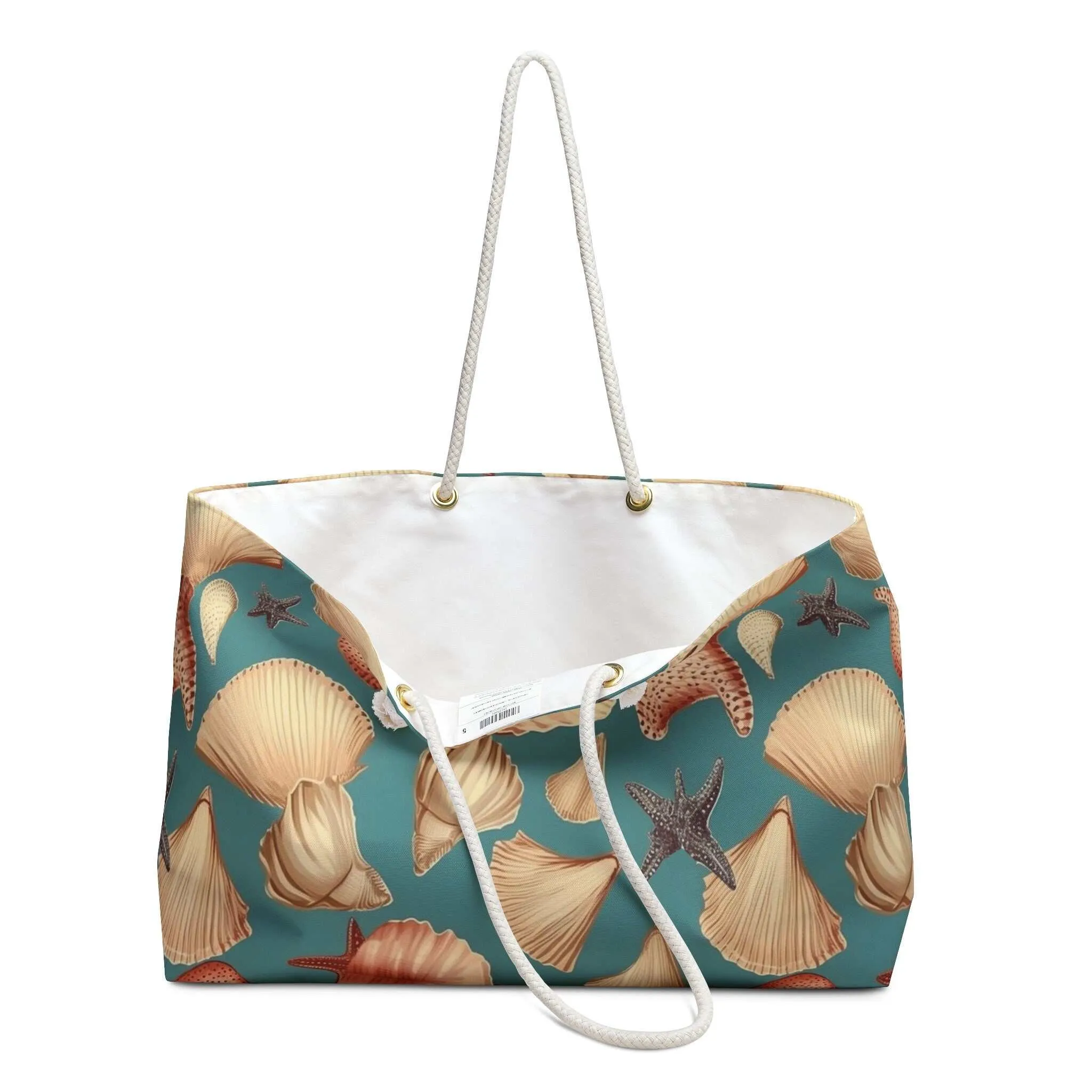 Oversized Canvas Beach Tote Bag