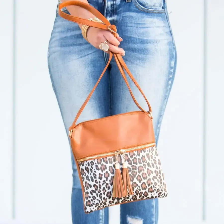 Paziye Women's Leopard Crossbody