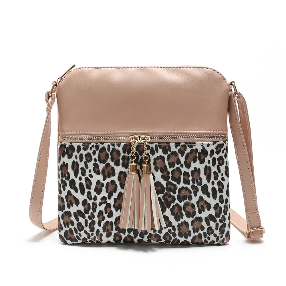 Paziye Women's Leopard Crossbody