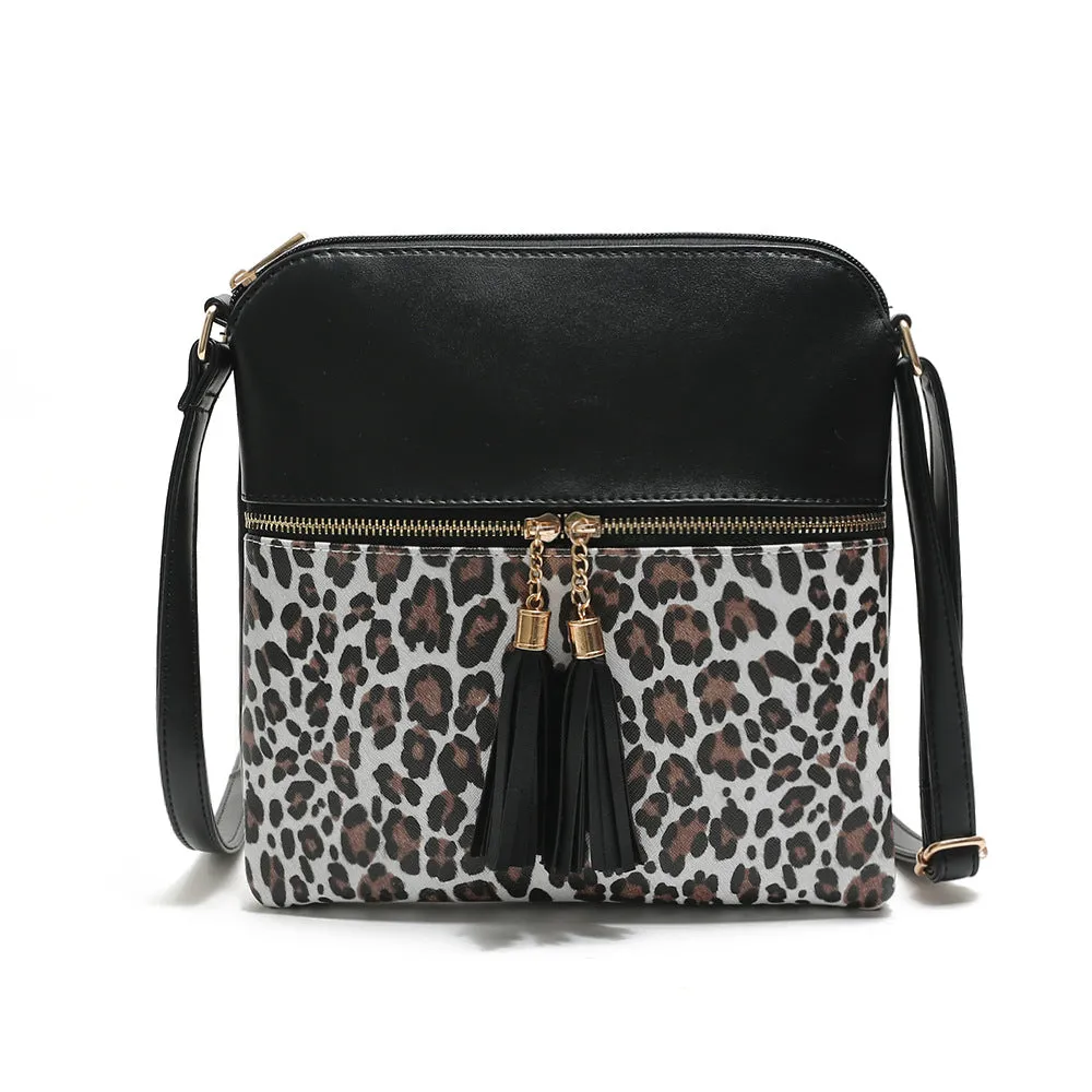 Paziye Women's Leopard Crossbody