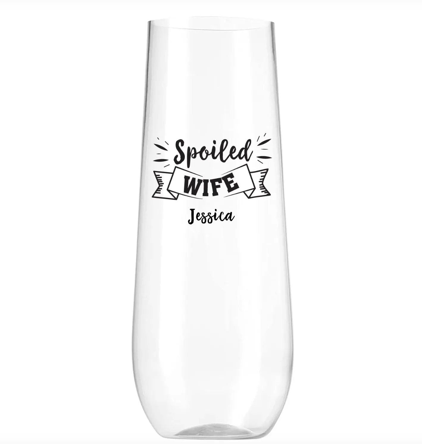 Personalized Wedding Champagne Glasses