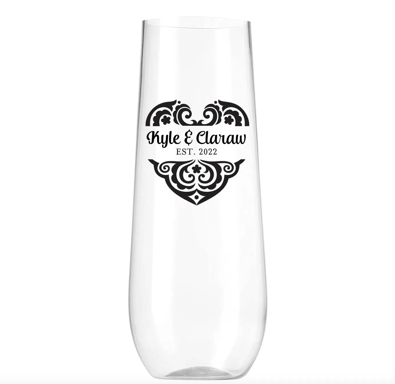 Personalized Wedding Champagne Glasses