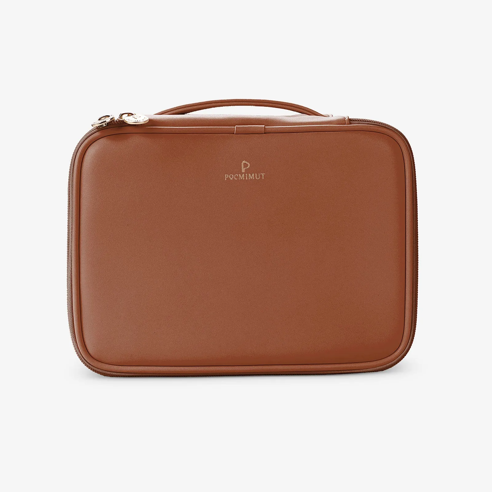 Pocmimut Single Leather Square Makeup Bag