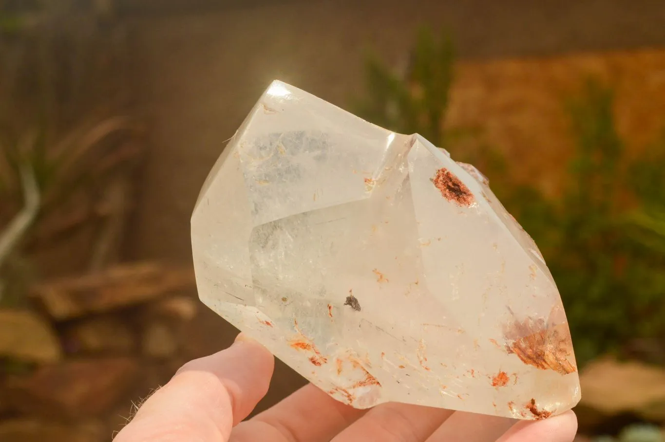 Polished Stunning Pair Of Quartz Crystals  x 2 From Madagascar