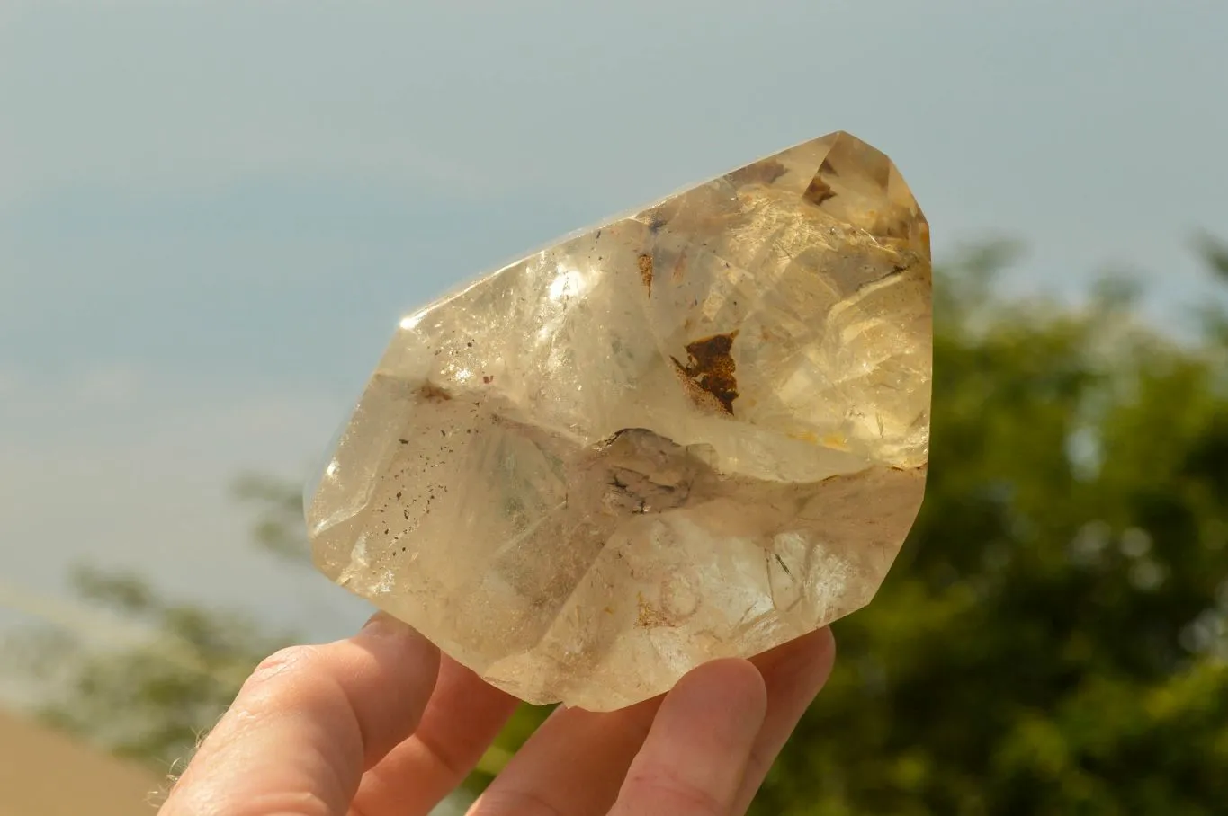 Polished Stunning Pair Of Quartz Crystals  x 2 From Madagascar