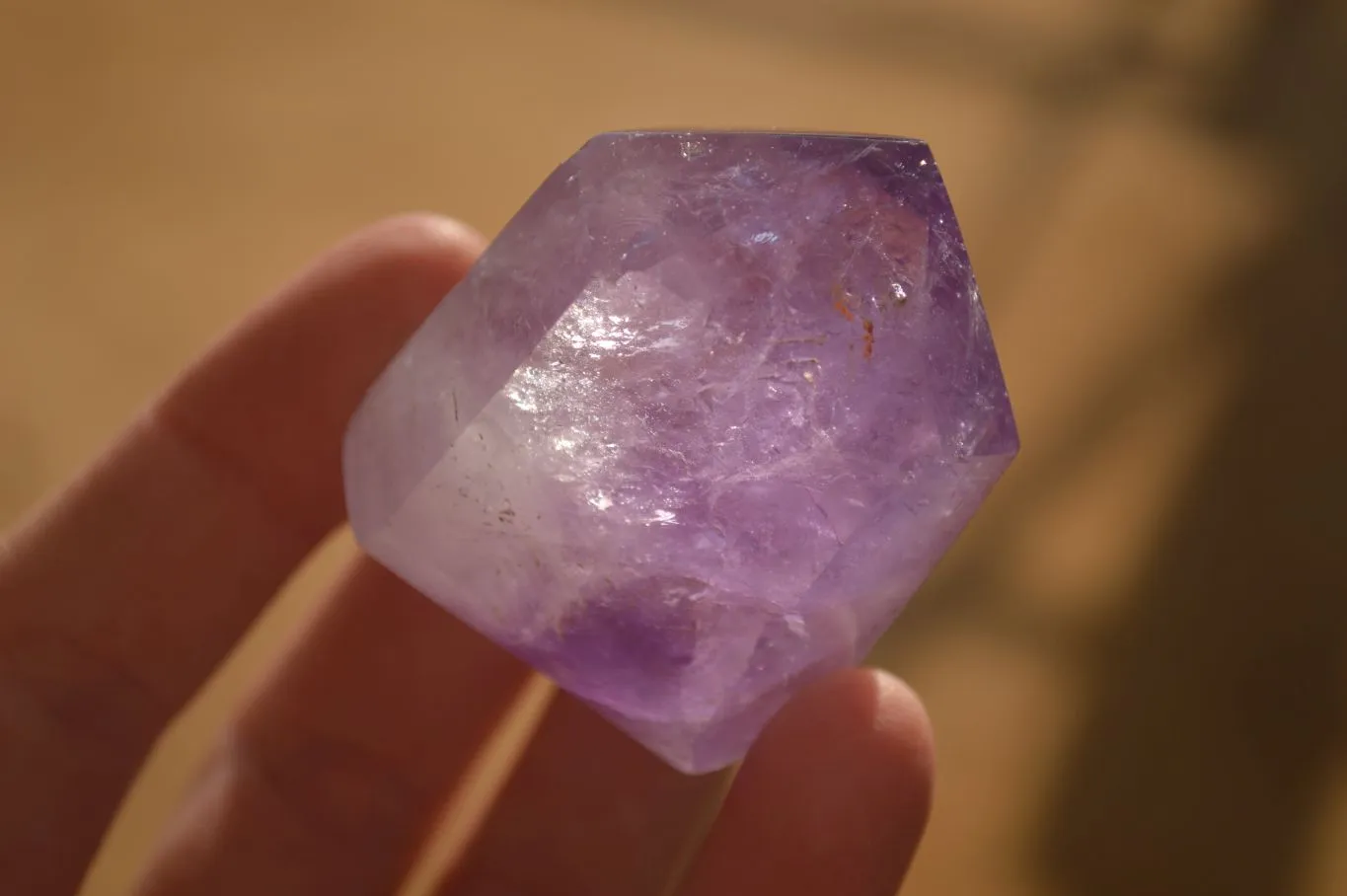 Polished Stunning Window Amethyst Crystals x 12 From Ankazobe, Madagascar