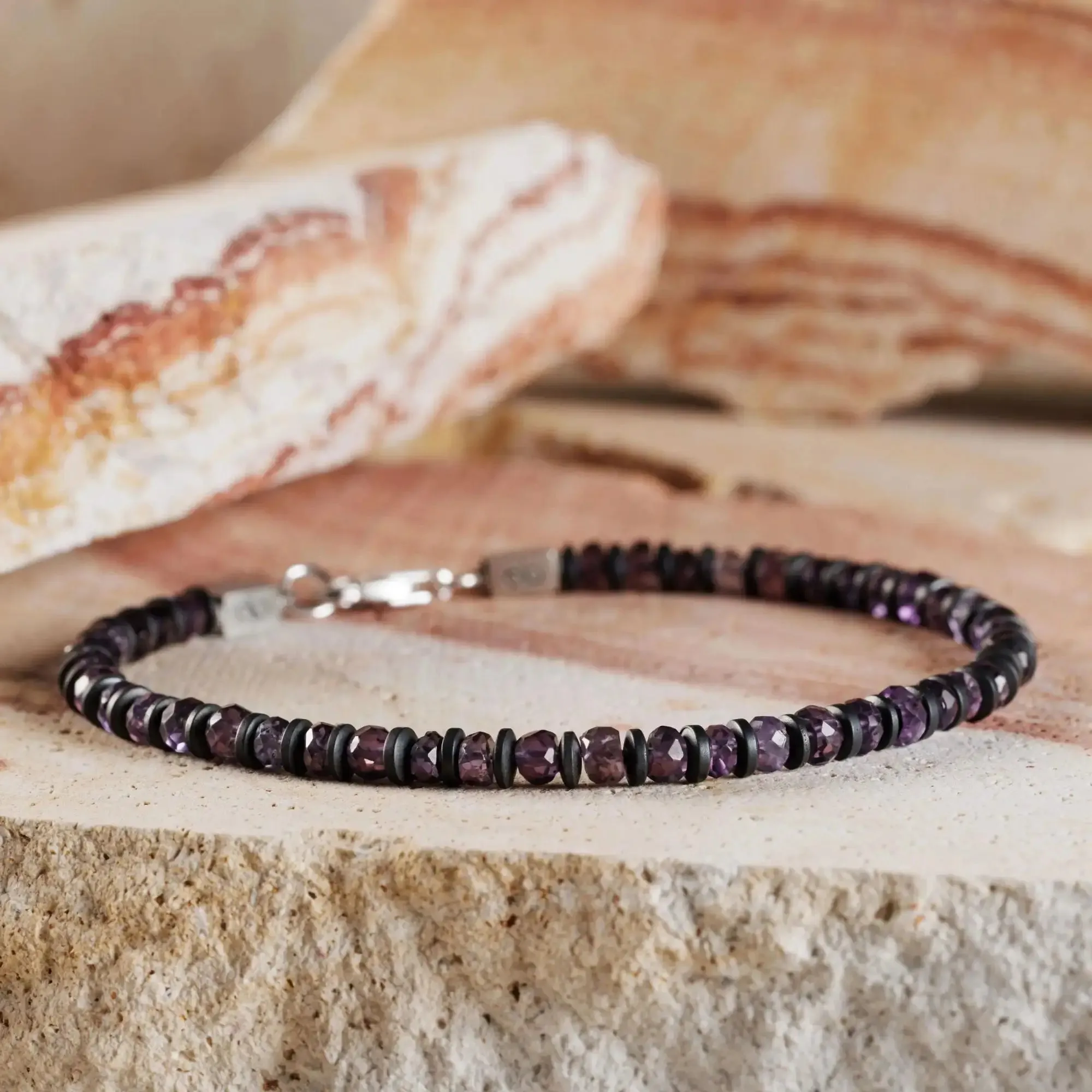 Purple Spinel Bracelet I (4mm)