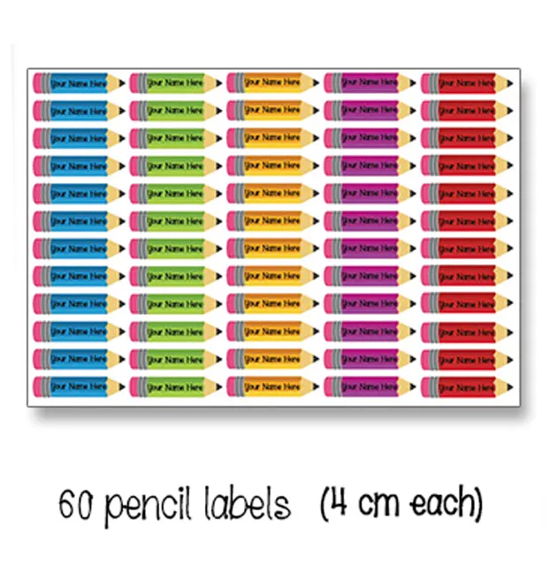 ""Emoji's" School labels packs