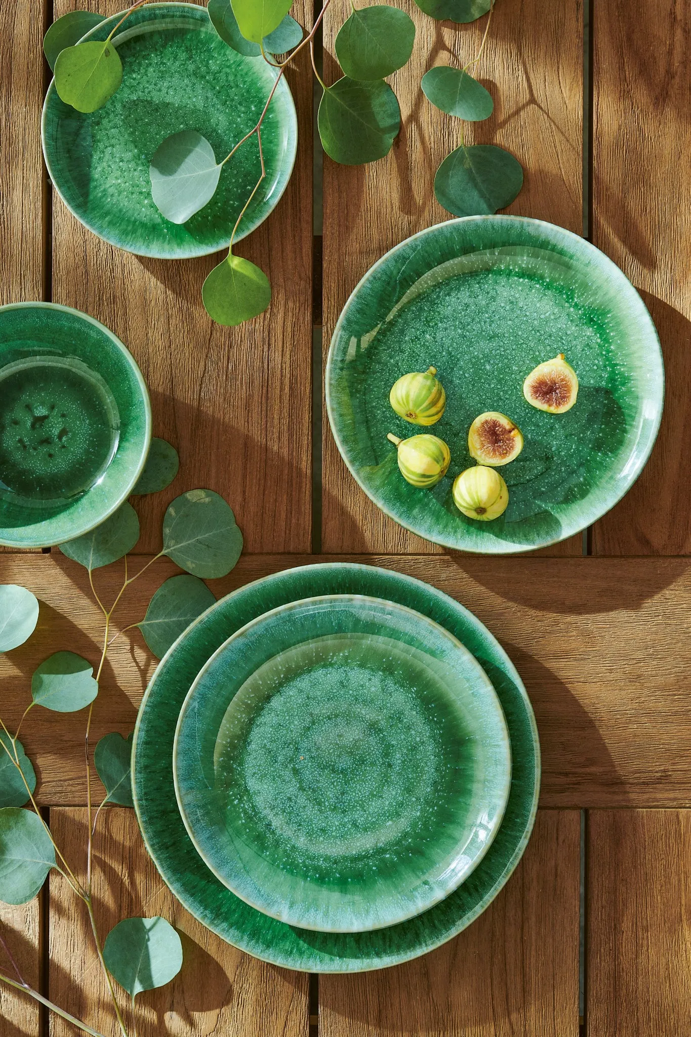 Reactive Emerald Eloise Dinner Plates (Set of 4)