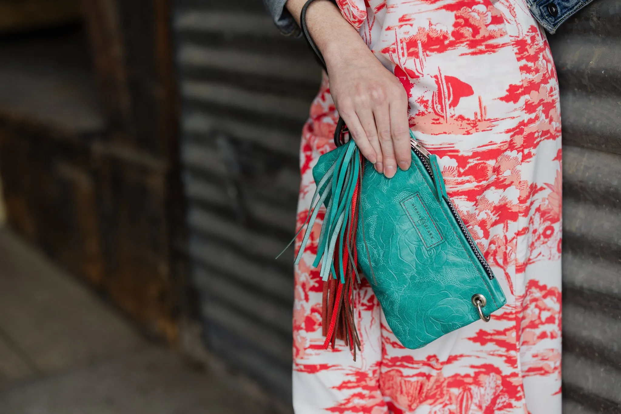 Rodeo Collection | Belt Bag Clutch   Crossbody | Cactus Rose