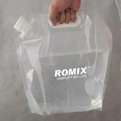 Romix Transparent Environmentally Outdoor Travel Folding Large Water Bag - Foldable Drinking Containers Tank