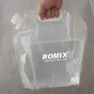 Romix Transparent Environmentally Outdoor Travel Folding Large Water Bag - Foldable Drinking Containers Tank