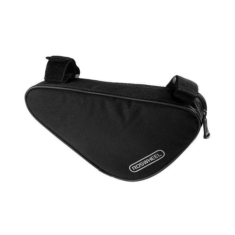 Roswheel Triangle Cycling Bicycle Front Tube Frame Bag Outdoor Mountain Bike Pouch 1.5L Black 12657