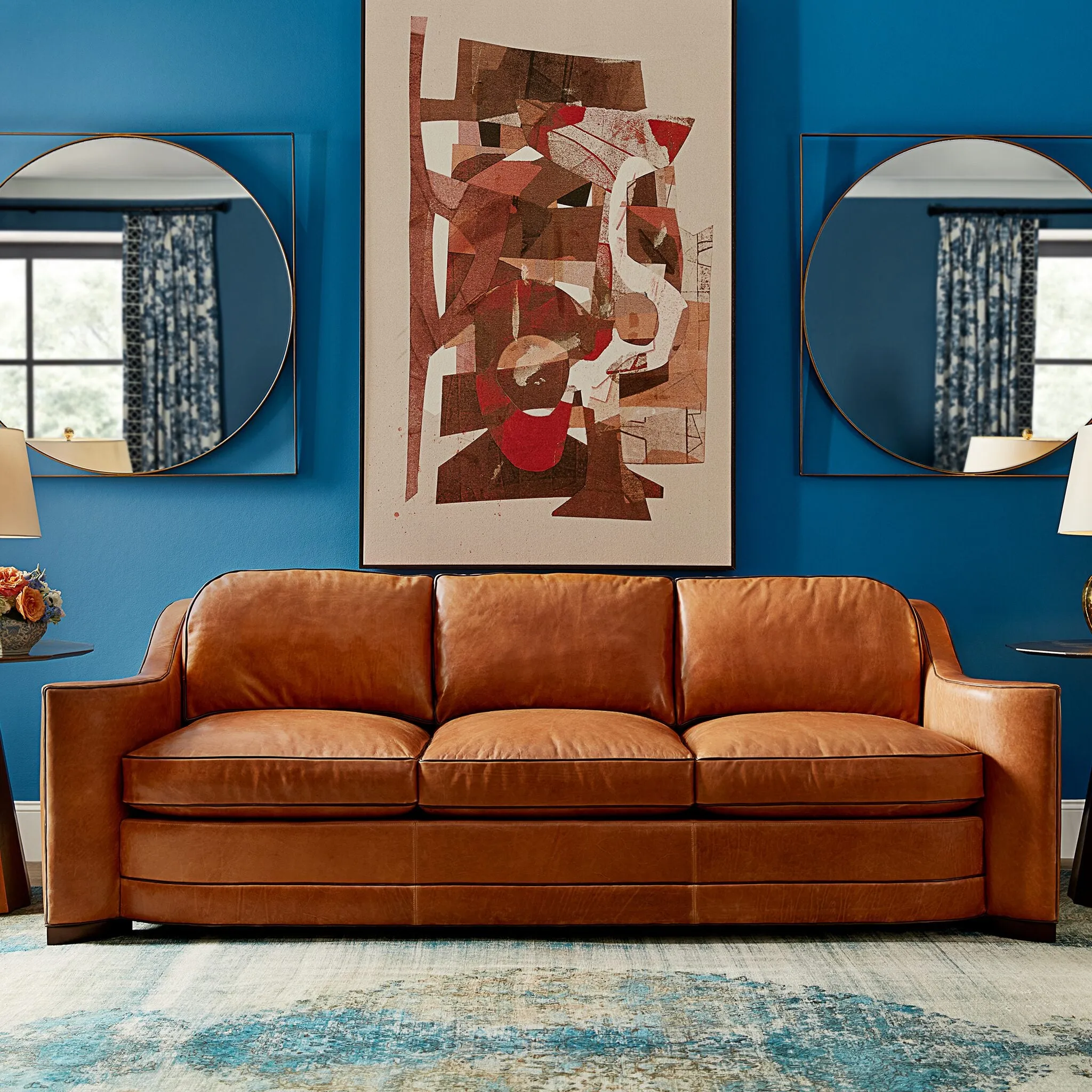 Santiago Leather Sofa